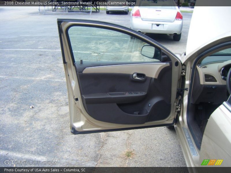 Sandstone Metallic / Cocoa/Cashmere Beige 2008 Chevrolet Malibu LS Sedan