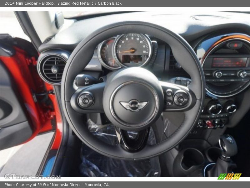 Blazing Red Metallic / Carbon Black 2014 Mini Cooper Hardtop