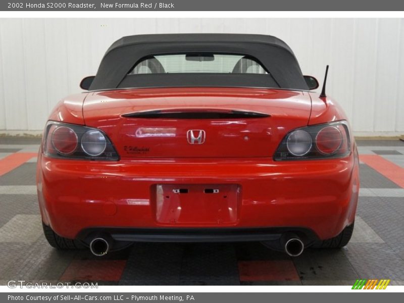 New Formula Red / Black 2002 Honda S2000 Roadster