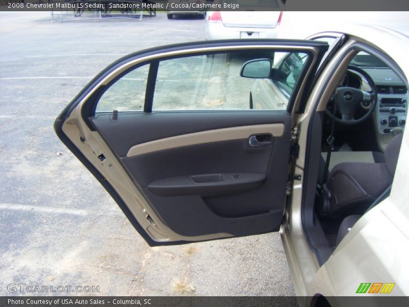 Sandstone Metallic / Cocoa/Cashmere Beige 2008 Chevrolet Malibu LS Sedan