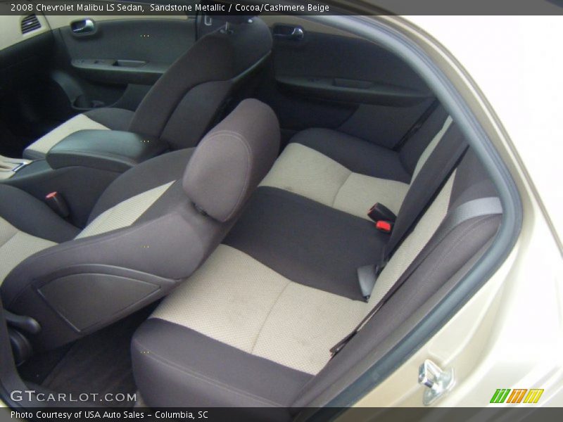 Sandstone Metallic / Cocoa/Cashmere Beige 2008 Chevrolet Malibu LS Sedan