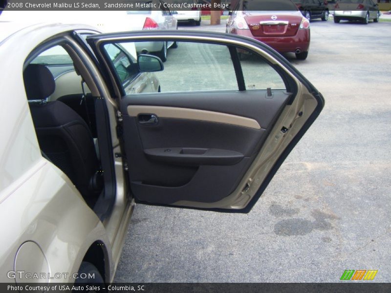 Sandstone Metallic / Cocoa/Cashmere Beige 2008 Chevrolet Malibu LS Sedan