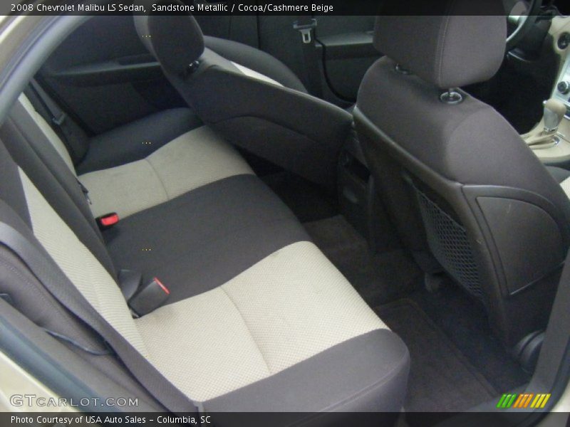 Sandstone Metallic / Cocoa/Cashmere Beige 2008 Chevrolet Malibu LS Sedan