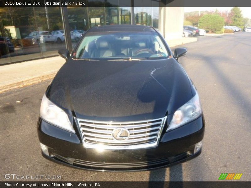 Obsidian Black / Black 2010 Lexus ES 350