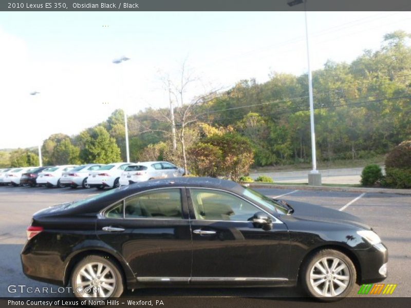 Obsidian Black / Black 2010 Lexus ES 350