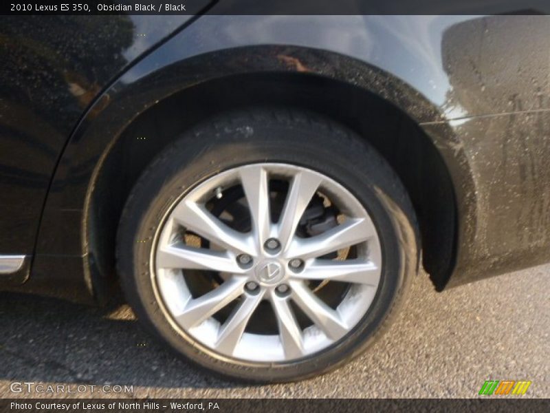 Obsidian Black / Black 2010 Lexus ES 350