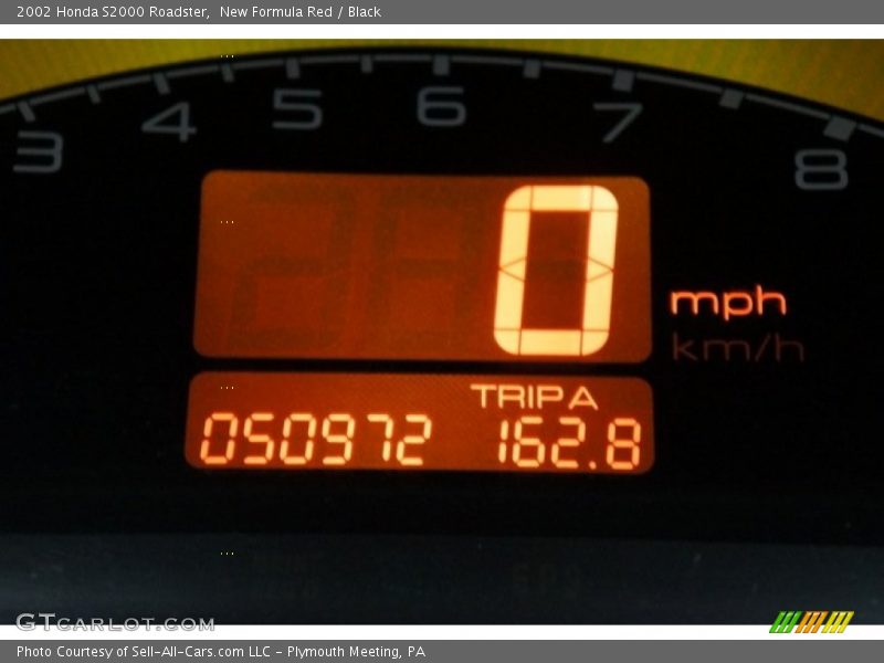 New Formula Red / Black 2002 Honda S2000 Roadster