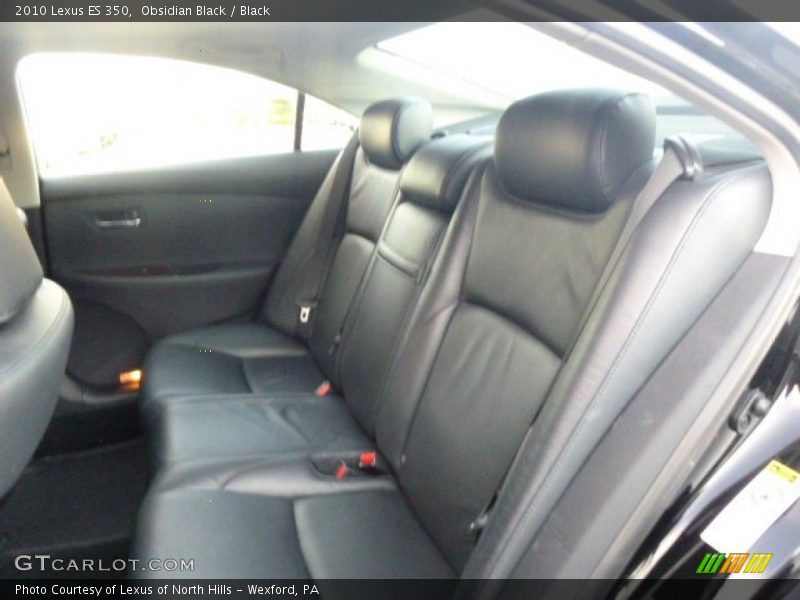 Obsidian Black / Black 2010 Lexus ES 350