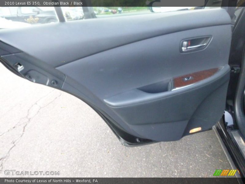 Obsidian Black / Black 2010 Lexus ES 350