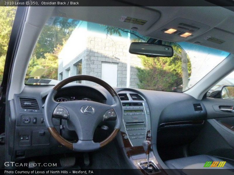 Obsidian Black / Black 2010 Lexus ES 350