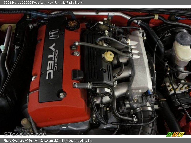 New Formula Red / Black 2002 Honda S2000 Roadster