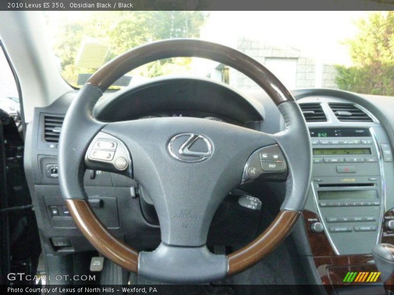 Obsidian Black / Black 2010 Lexus ES 350