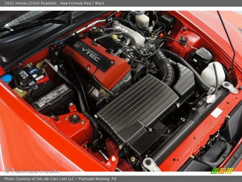 New Formula Red / Black 2002 Honda S2000 Roadster