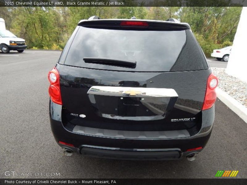 Black Granite Metallic / Jet Black 2015 Chevrolet Equinox LT AWD