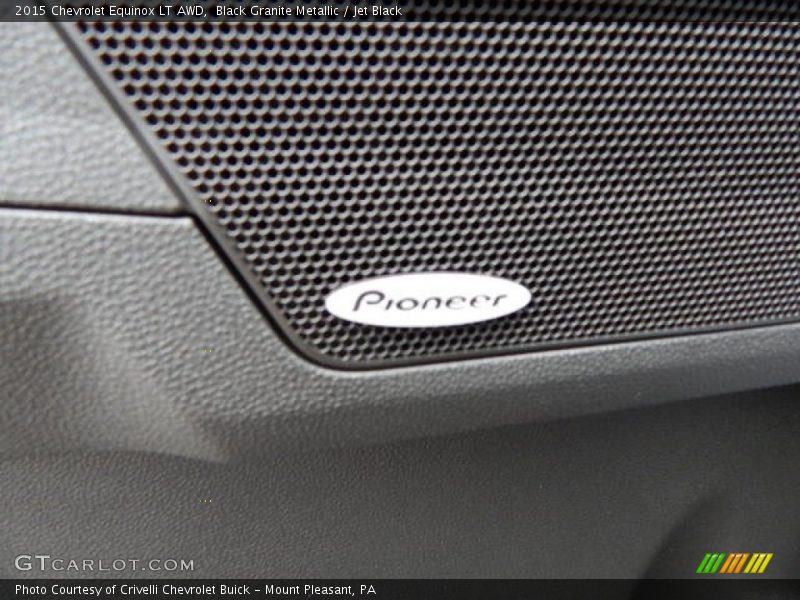 Black Granite Metallic / Jet Black 2015 Chevrolet Equinox LT AWD
