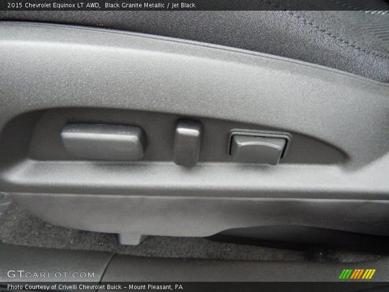 Black Granite Metallic / Jet Black 2015 Chevrolet Equinox LT AWD
