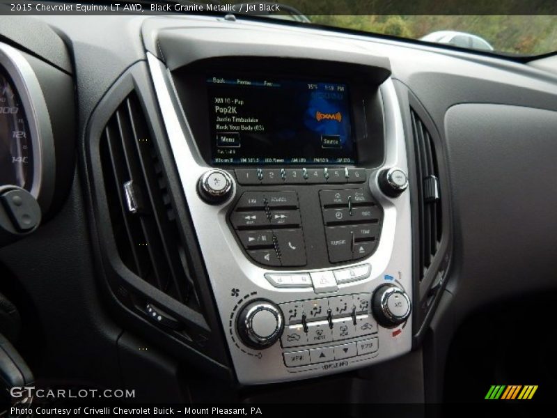 Black Granite Metallic / Jet Black 2015 Chevrolet Equinox LT AWD