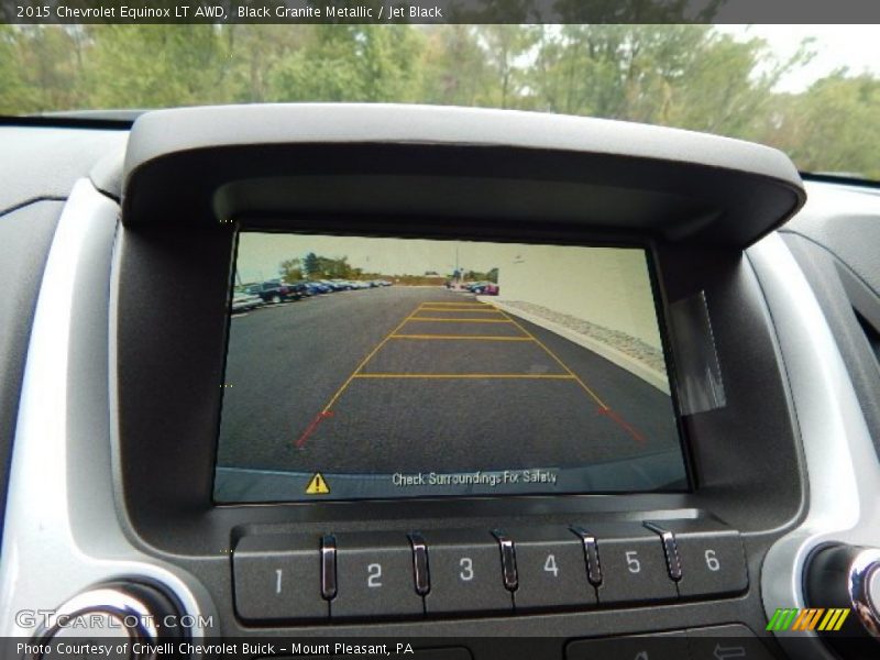 Black Granite Metallic / Jet Black 2015 Chevrolet Equinox LT AWD