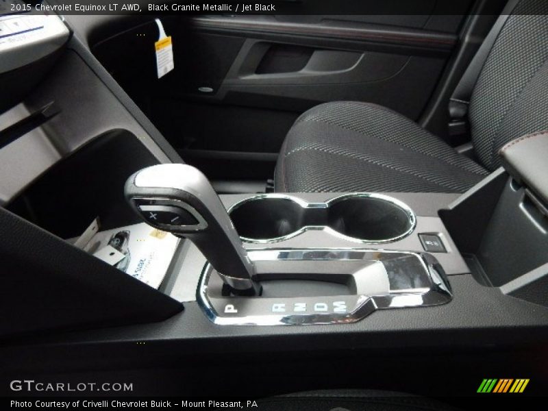 Black Granite Metallic / Jet Black 2015 Chevrolet Equinox LT AWD