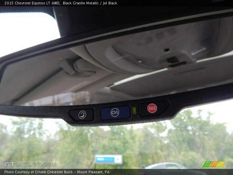 Black Granite Metallic / Jet Black 2015 Chevrolet Equinox LT AWD