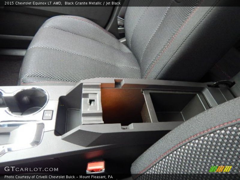 Black Granite Metallic / Jet Black 2015 Chevrolet Equinox LT AWD