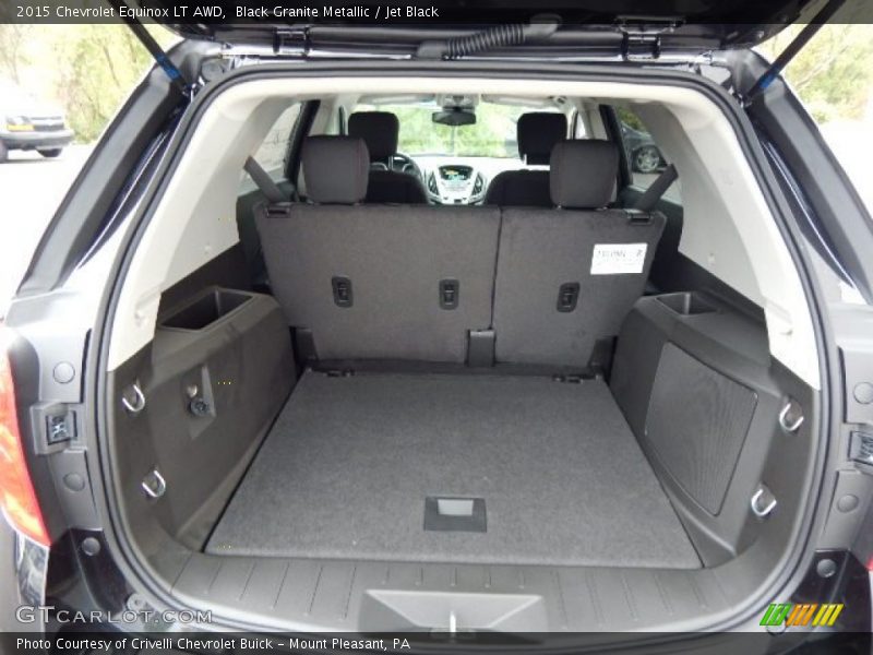 Black Granite Metallic / Jet Black 2015 Chevrolet Equinox LT AWD