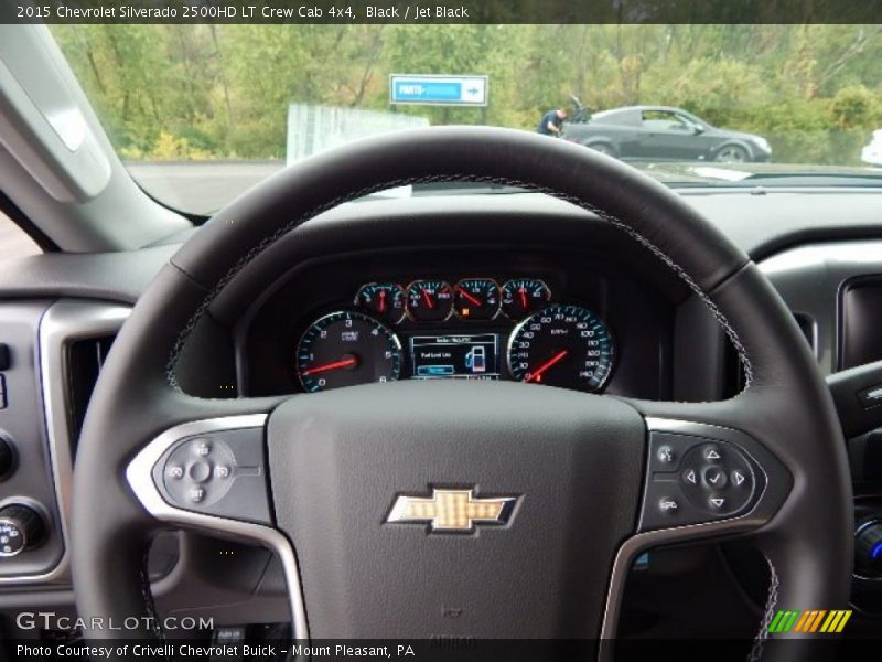 Black / Jet Black 2015 Chevrolet Silverado 2500HD LT Crew Cab 4x4