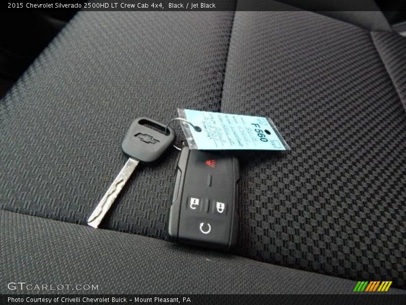 Black / Jet Black 2015 Chevrolet Silverado 2500HD LT Crew Cab 4x4
