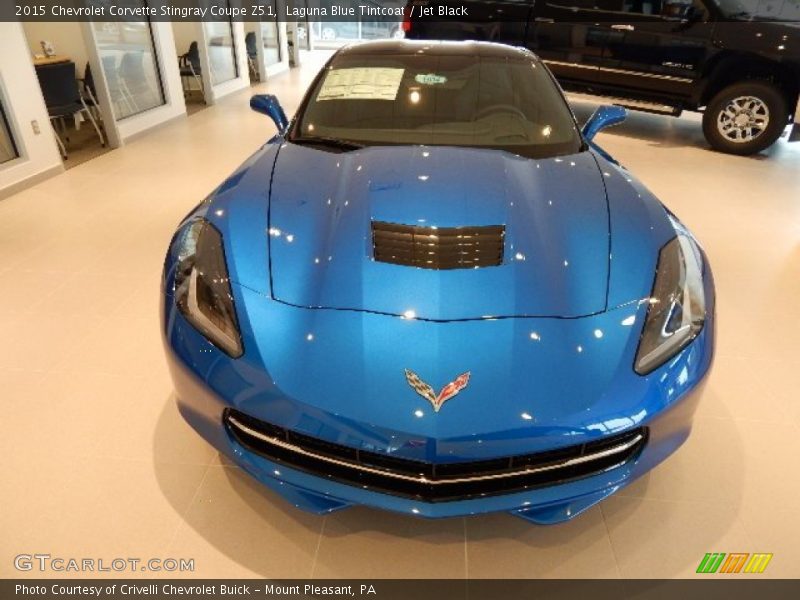 Laguna Blue Tintcoat / Jet Black 2015 Chevrolet Corvette Stingray Coupe Z51