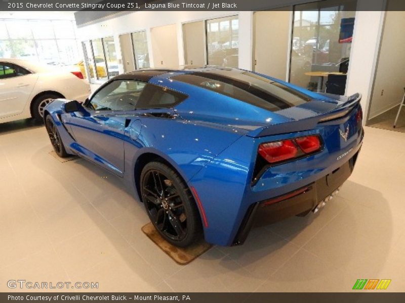  2015 Corvette Stingray Coupe Z51 Laguna Blue Tintcoat