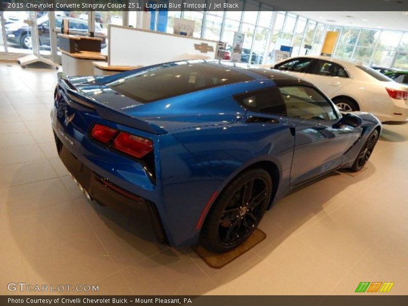 Laguna Blue Tintcoat / Jet Black 2015 Chevrolet Corvette Stingray Coupe Z51