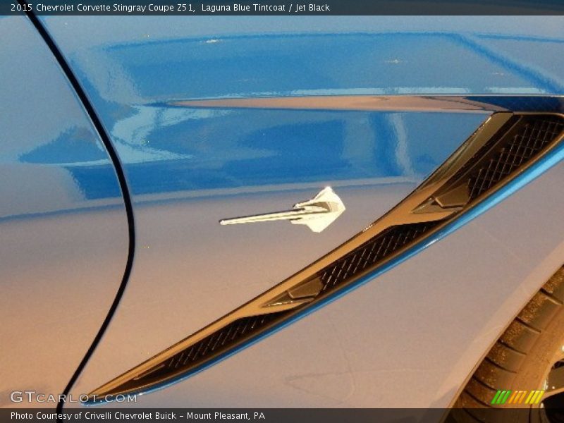 Laguna Blue Tintcoat / Jet Black 2015 Chevrolet Corvette Stingray Coupe Z51