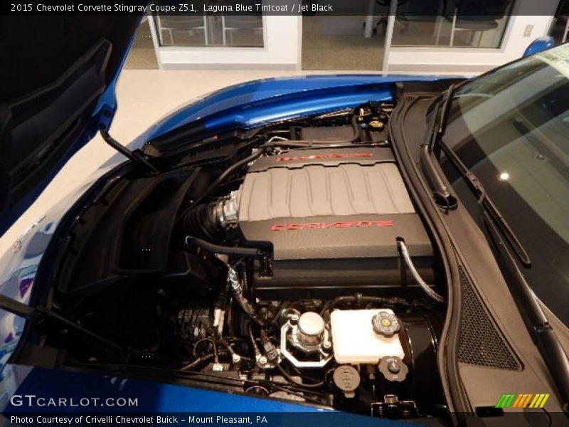 Laguna Blue Tintcoat / Jet Black 2015 Chevrolet Corvette Stingray Coupe Z51