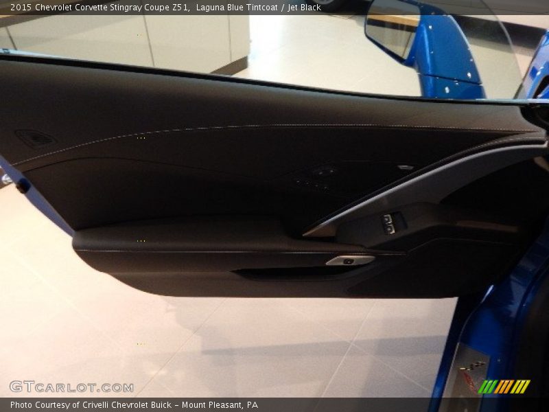 Laguna Blue Tintcoat / Jet Black 2015 Chevrolet Corvette Stingray Coupe Z51