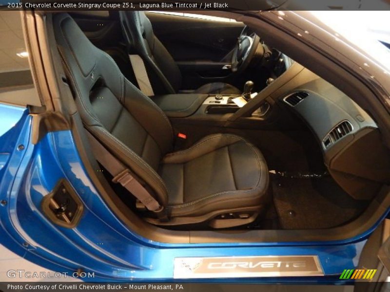Laguna Blue Tintcoat / Jet Black 2015 Chevrolet Corvette Stingray Coupe Z51