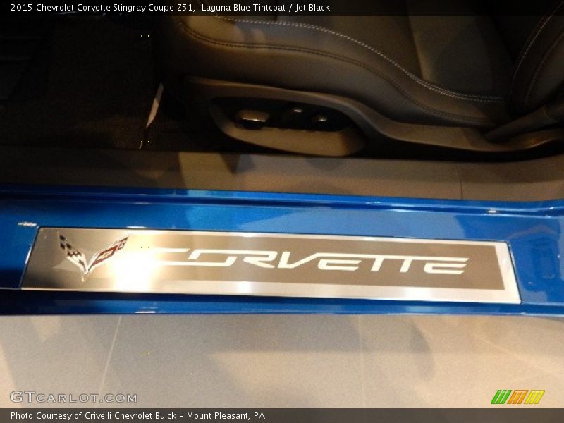 Laguna Blue Tintcoat / Jet Black 2015 Chevrolet Corvette Stingray Coupe Z51