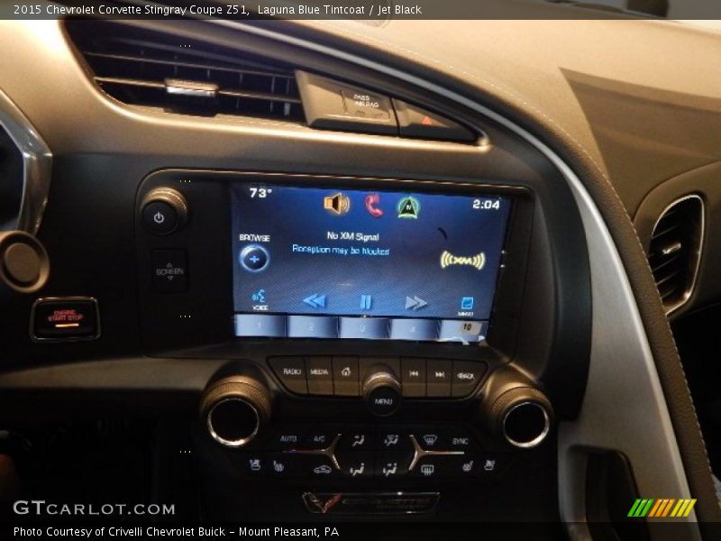 Controls of 2015 Corvette Stingray Coupe Z51