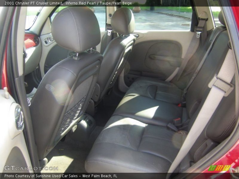 Inferno Red Pearl / Taupe/Pearl Beige 2001 Chrysler PT Cruiser Limited