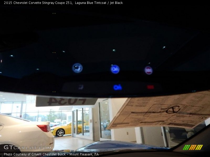 Laguna Blue Tintcoat / Jet Black 2015 Chevrolet Corvette Stingray Coupe Z51