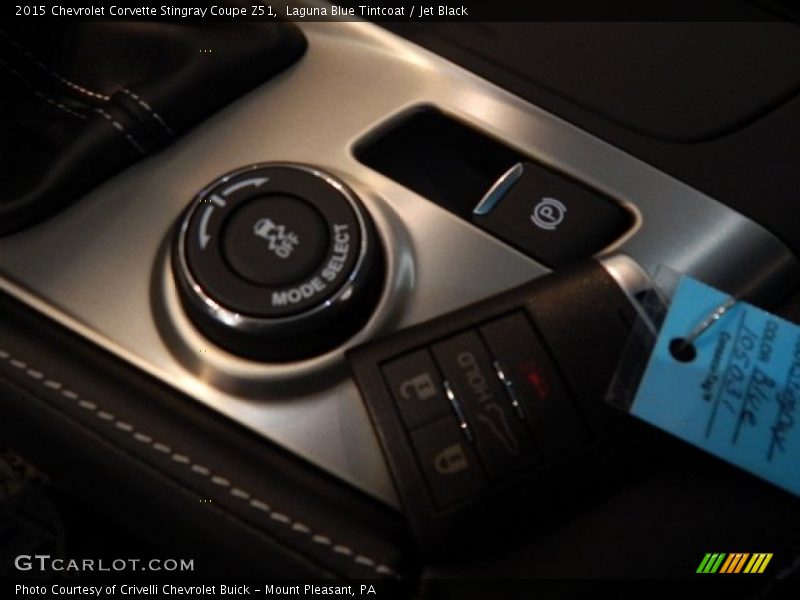 Laguna Blue Tintcoat / Jet Black 2015 Chevrolet Corvette Stingray Coupe Z51