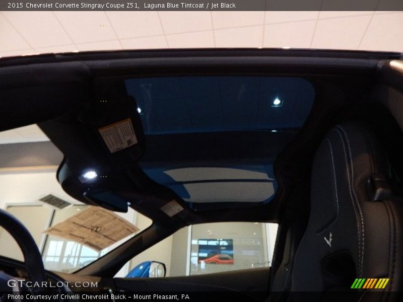Laguna Blue Tintcoat / Jet Black 2015 Chevrolet Corvette Stingray Coupe Z51