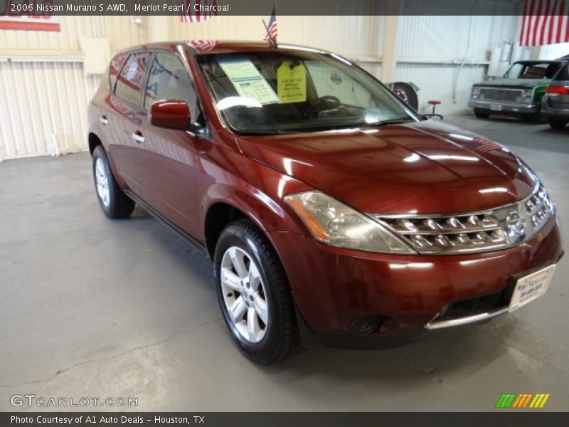 Merlot Pearl / Charcoal 2006 Nissan Murano S AWD