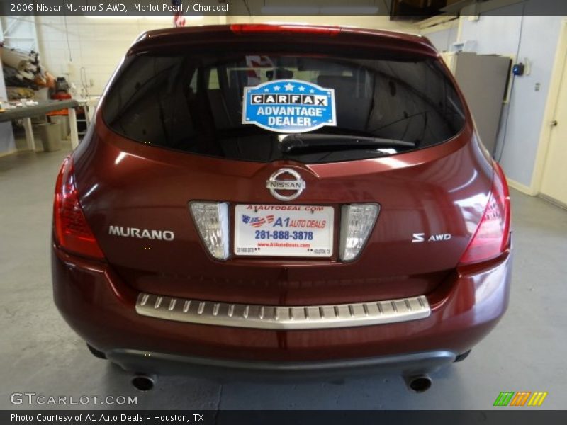 Merlot Pearl / Charcoal 2006 Nissan Murano S AWD
