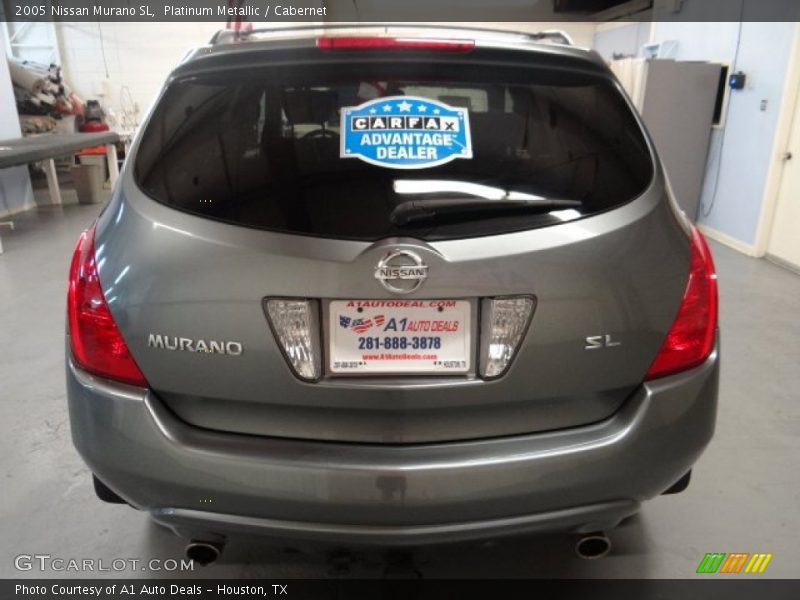 Platinum Metallic / Cabernet 2005 Nissan Murano SL