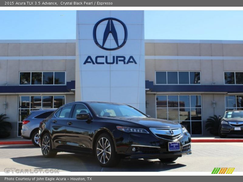 Crystal Black Pearl / Espresso 2015 Acura TLX 3.5 Advance