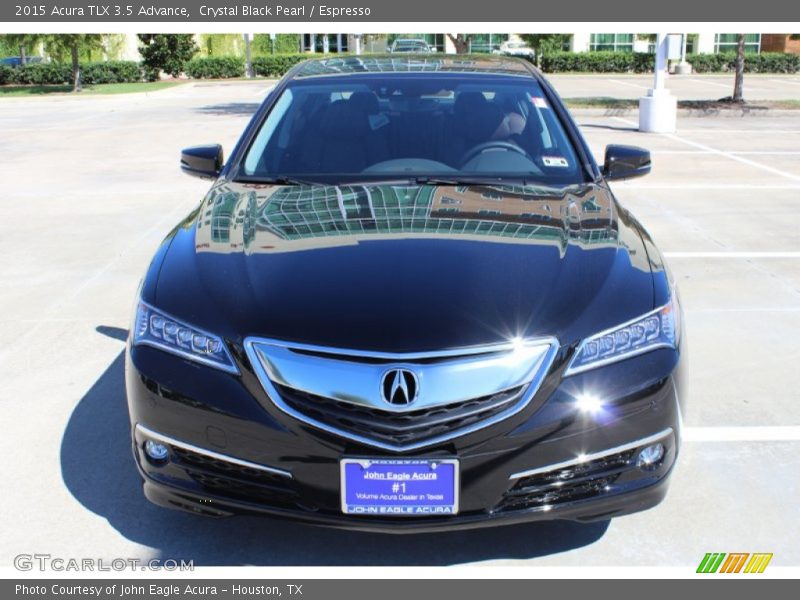 Crystal Black Pearl / Espresso 2015 Acura TLX 3.5 Advance