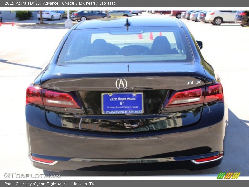 Crystal Black Pearl / Espresso 2015 Acura TLX 3.5 Advance