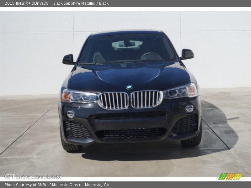 Black Sapphire Metallic / Black 2015 BMW X4 xDrive28i