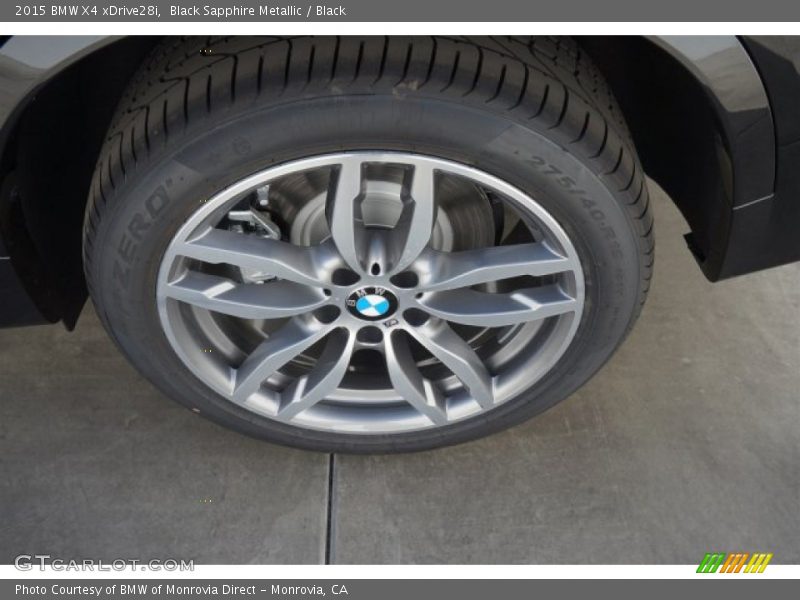 Black Sapphire Metallic / Black 2015 BMW X4 xDrive28i