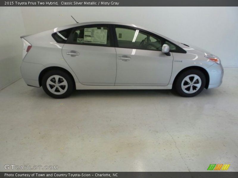 Classic Silver Metallic / Misty Gray 2015 Toyota Prius Two Hybrid